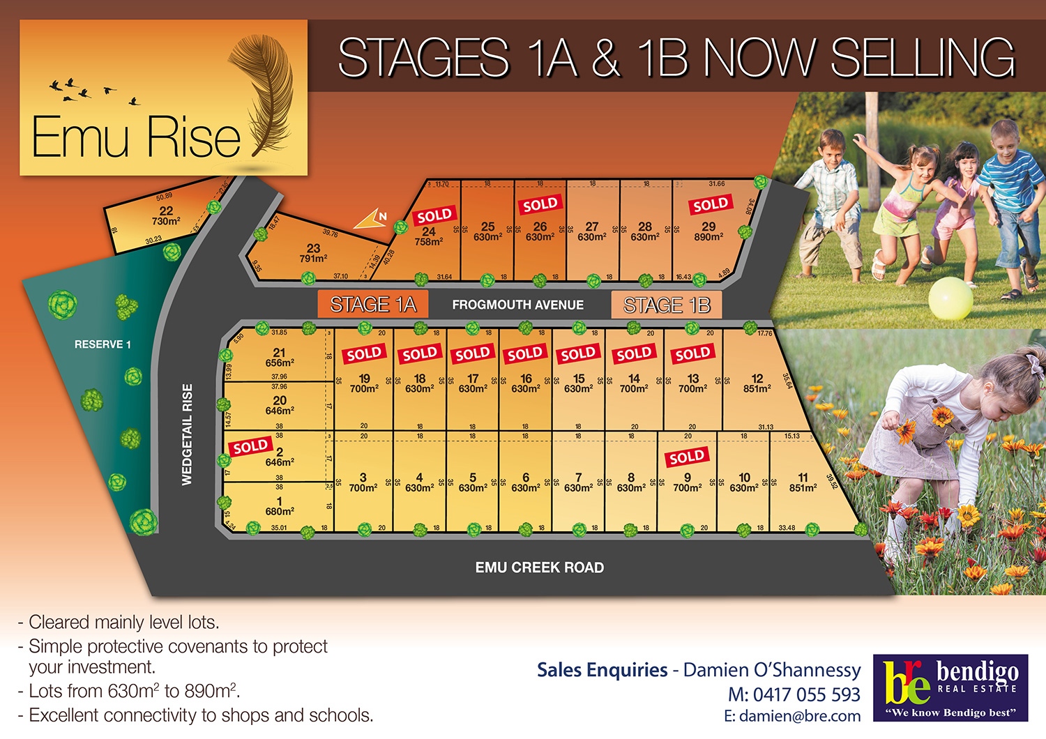 Emu Rise - Stage 1A & 1B Now Selling